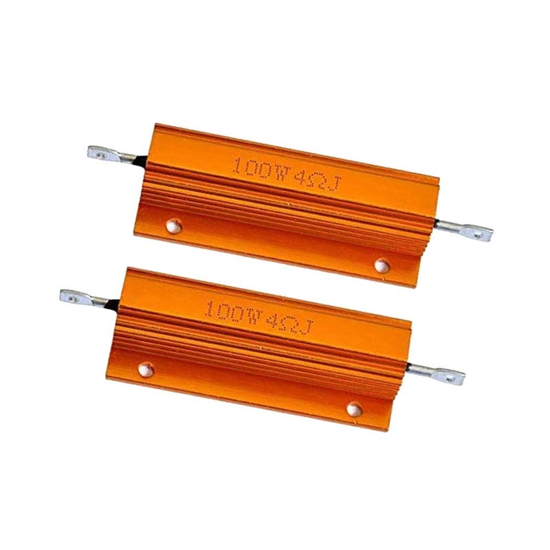 Dahszhi Dahszhi100W Watt 4 Ohm Wirewound Chassis Resistors Aluminum Resistors - 2pcs
