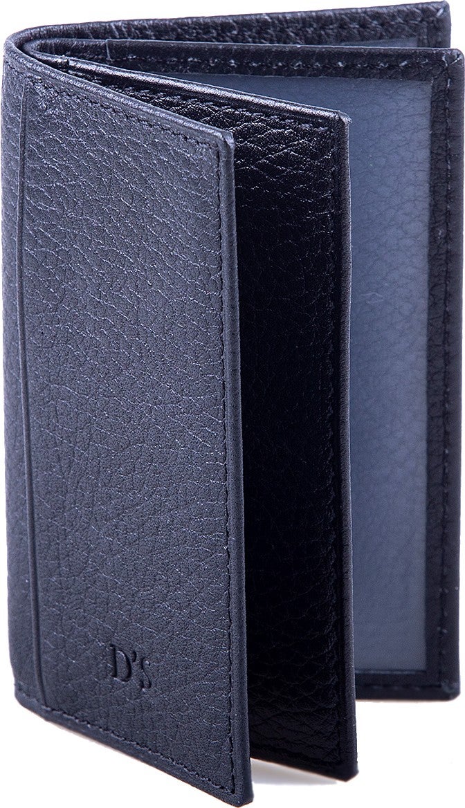 D'S DAMAT حزام وك wallet المحفظة حامل بطاقة مجموعة سوداء  - Image 5