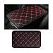 HZEL Car Center Console Cushion Pad PU Leather Vehicle Armrest Protection Cover Waterproof Automotive Interior Arm Rest Seat Box Mat Accessories Universal for SUV Sedan Truck BlackRed - Image 2