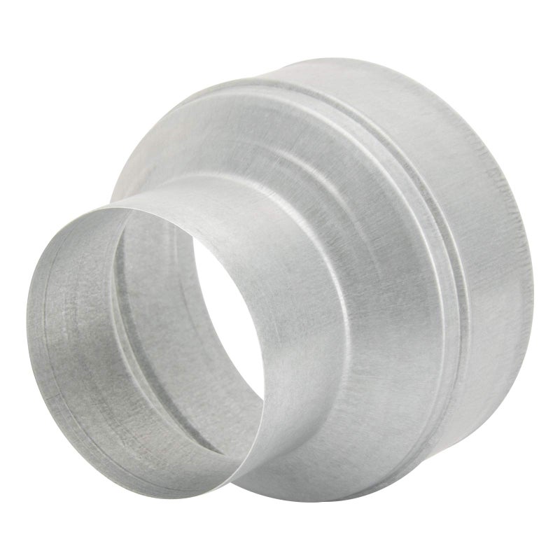 Kikerike Duct Reducter 6 To 4 Air Ducting Reducer Increaser Air Duct Adapter Or Round Metal Pipe Reducer For Bathroom Kitchen Ventilation Systems - Image 1