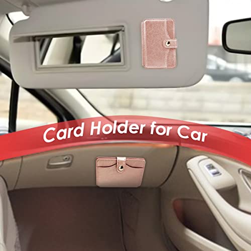 M-Plateau Slim Leather Wallet Phone Case, Adhesive Card Holder Compatible with Most Smartphones (Pink) - Image 5