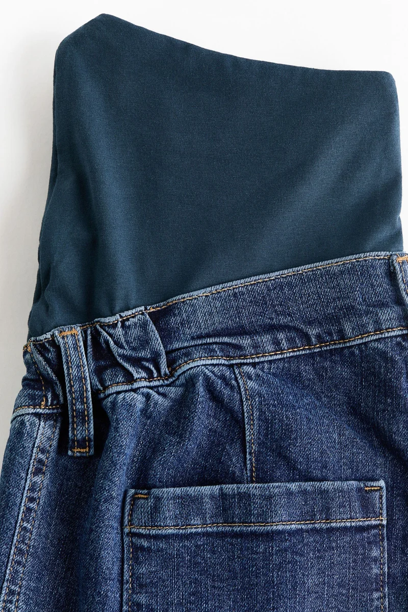 H&M  MAMA Wide High Waist Ankle Jeans for Women | Best Price UAE