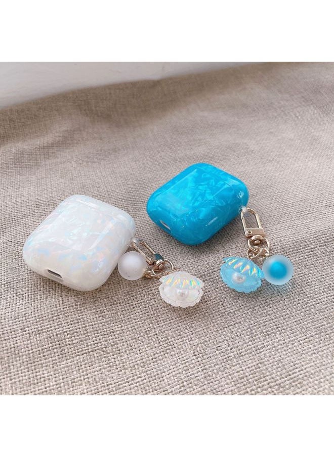 Generic - Shell Pattern Suitable For Airpods Pro Protective Case TPU Full Coverage Soft Belt Pendant 3 Generation For Apple 2 Bluetooth Earphone Case-Color:Color-Applicable Model:Airpods 3 Generation - Image 1