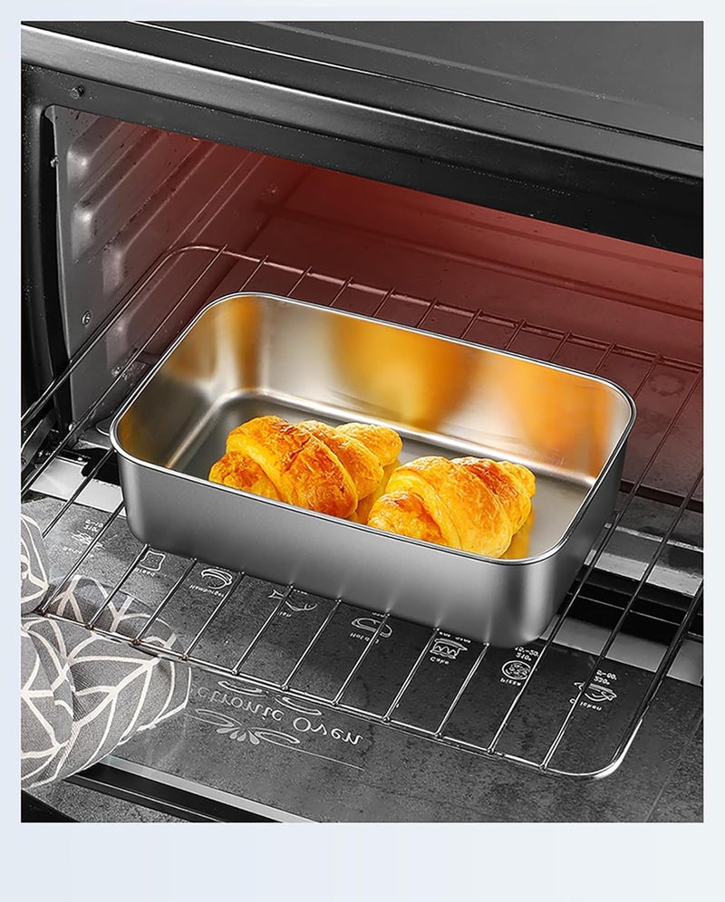 MosQuick Set of 3 Stainless Steel Boxes with lid Fridge Containers Kitchen steel containers for kitchen storage box for kitchen tiffin box perfect airtight leak proof steel container with lid - Image 5