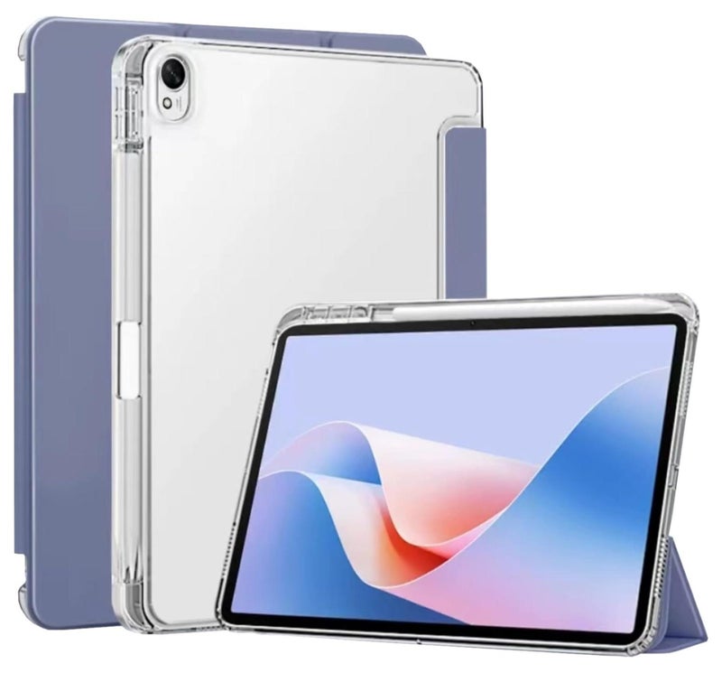 VKL Cover Compatible with Huawei MatePad 11.5s 2024 Case with Pencil Holder, Slim Lightweight TPU Shockproof Cover with Clear Back Silicone Shell Protective for Huawei MatePad 11.5s 2024 (Lavender) - Image 1