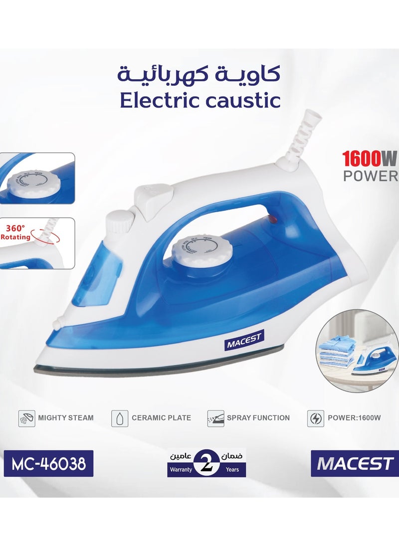 MACEST Steam Iron With Spray Function MC-46038  - Image 1