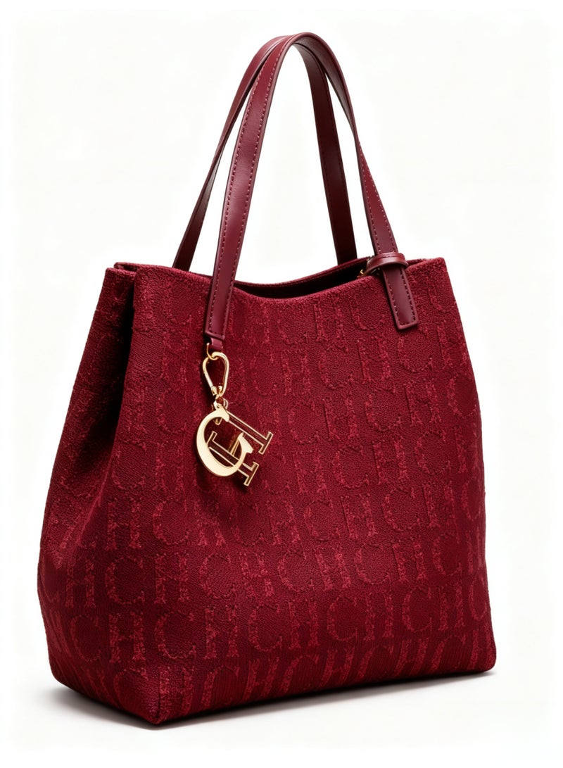 CH CH ​CHCH New Fashionable Design Women's Large-capacity Tote Bag - Image 1