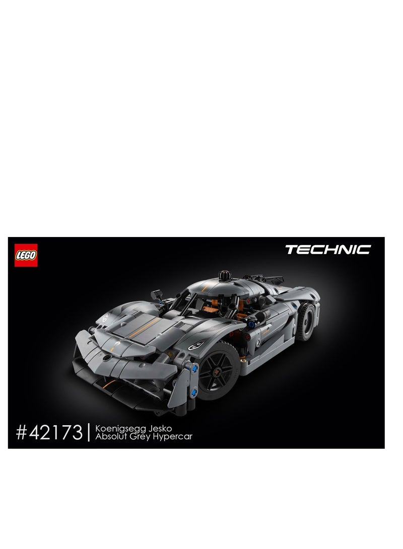 Lego Koenigsegg Jesko Absolut Grey Hypercar 42173