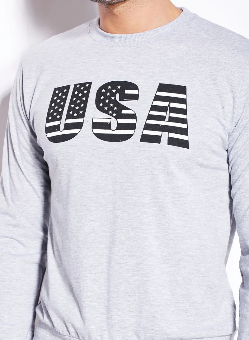 Lounge District USA Print Pyjama Set