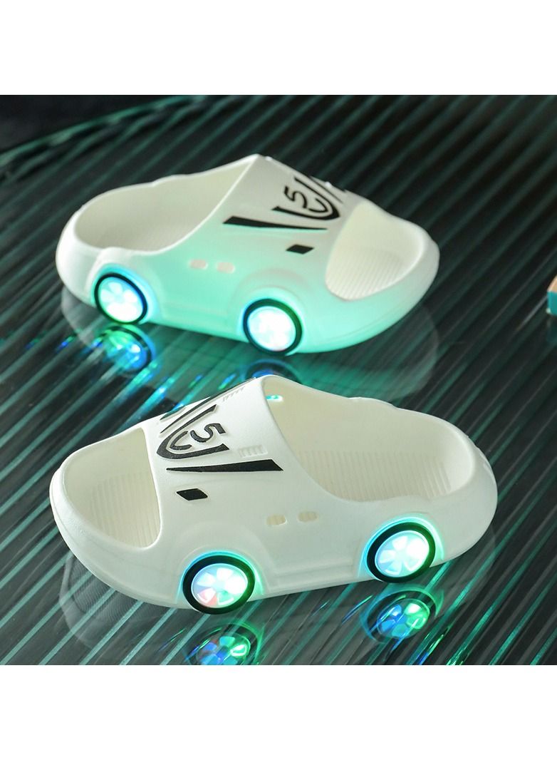 شبشب داخلي كرتوني سميك مضاد للانزلاق صيفي مع ضوء