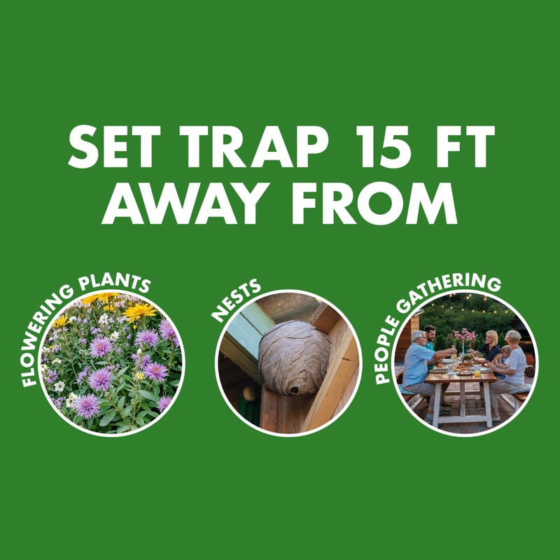 Spectracide Wasp & Hornet Trap Refill, Lure Refill for Spectracide Wasp & Hornet Trap, 1 Count - Image 5