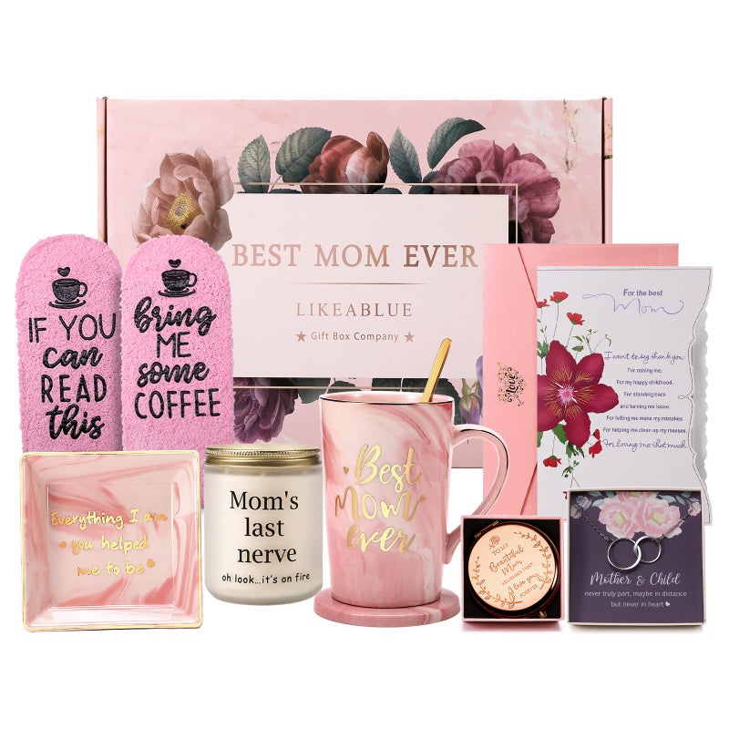 Mom Birthday Gifts from daughter sonMothers Day Gifts Basket Set for mom Best Mom GiftsChristmas Gifts for MomHappy Birthday Gift IdeasUnique Gift Ideas for mom