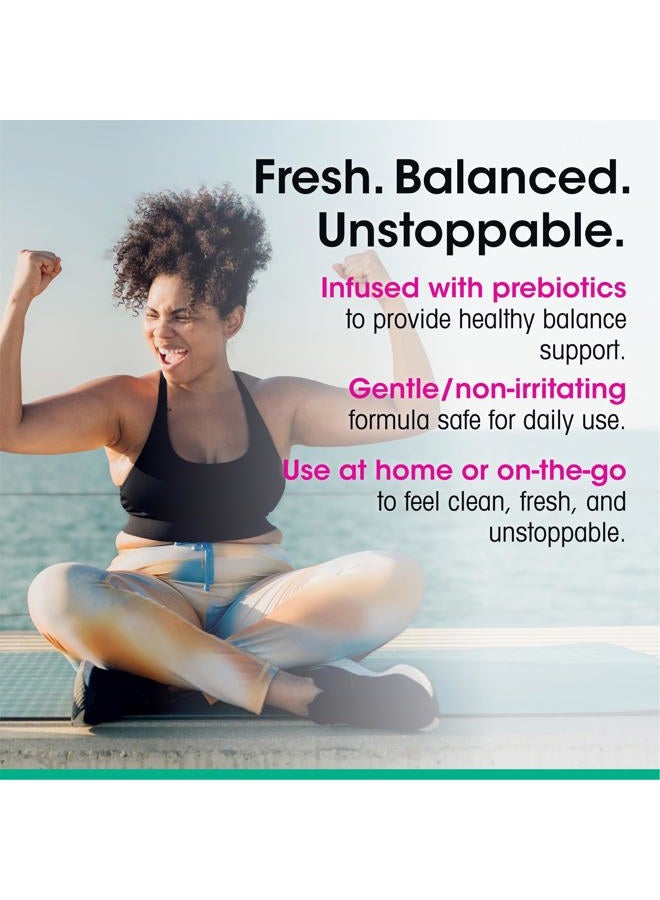 vH Essentials Feminine Cleansing Wipes 32 ct. pH Balanced, Prebiotics, Tea Tree & Aloe, Soothing Witch Hazel, Odor-Blocking Formula, Vaginal and Perianal Care, Paraben, Alcohol, and Fragrance-Free - Image 3