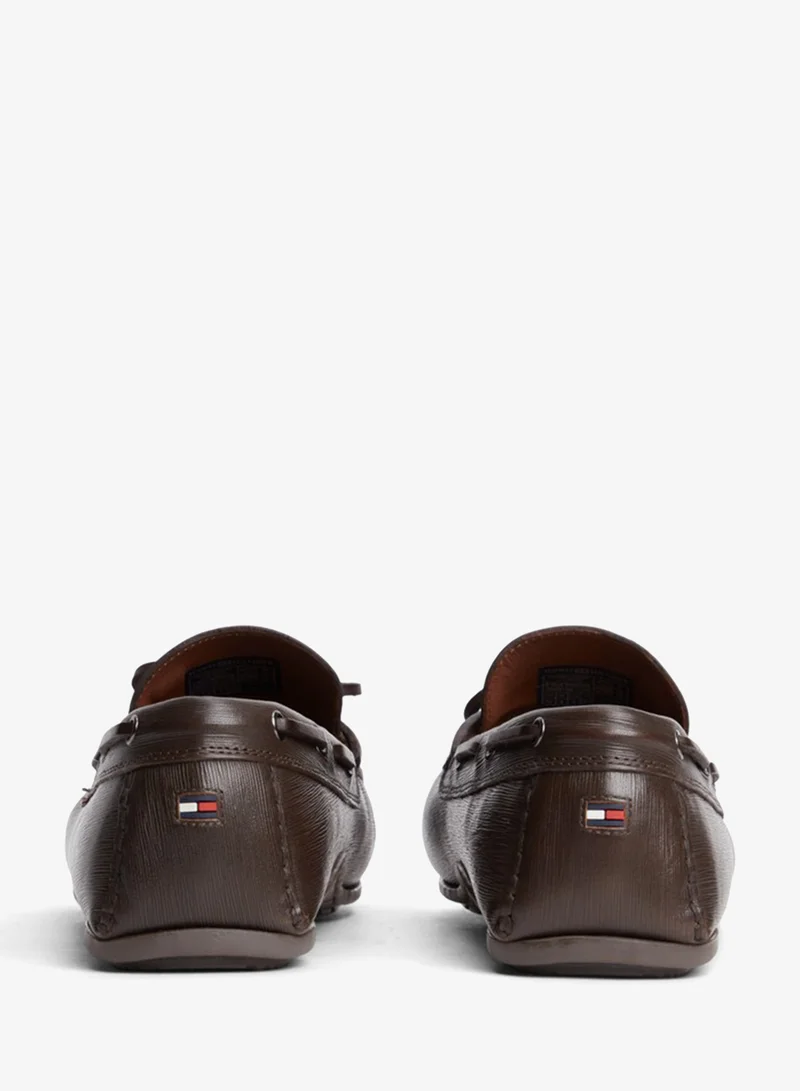 Tommy Hilfiger  Textured Leather Driver Shoes for Men | Best Price UAE