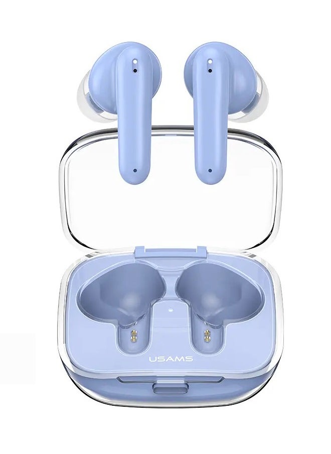 Usams - BE16 Transparent TWS Earbuds BE Series BT5 wireless earphones smart touch control wireless earphones stereo sound effect HD microphone Earbuds headphone Headset - Image 1