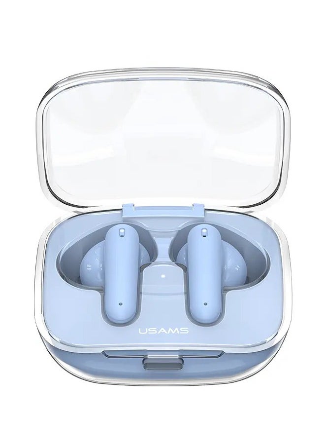 Usams - BE16 Transparent TWS Earbuds BE Series BT5 wireless earphones smart touch control wireless earphones stereo sound effect HD microphone Earbuds headphone Headset - Image 1