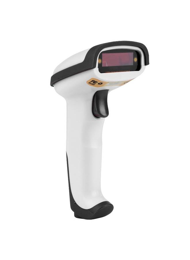 Thoraya 200 Times Second Decoding Barcode Reader 30° Pitch 65° Tilt 55° Skew USB Barcode Scanner  White  - Image 3