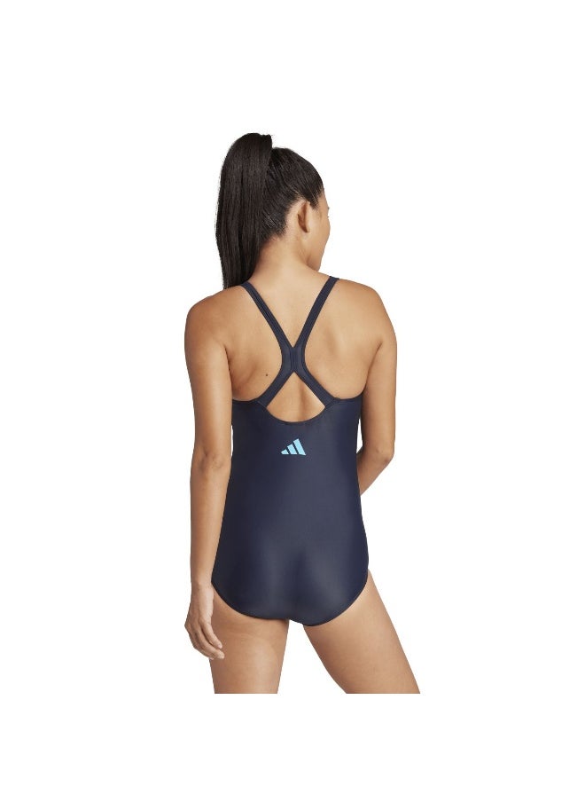 Adidas adidas padded 3 stripes closed back women swimsuit  - Image 4