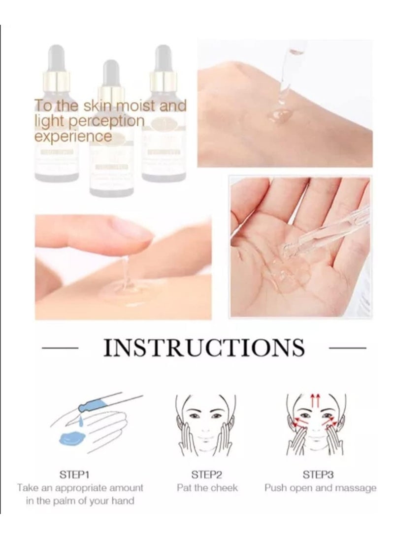 AICHUN BEAUTY Anti-Wrinkle Moisturizing Facial Serum Hyaluronic Acid Argan Oil 2in1 Care 30ml/1oz - Image 4