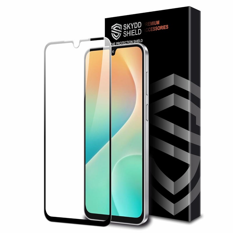 Skyddshield Military-Grade Gorilla Tempered Glass For Samsung Galaxy A16, A16, M16 and Galaxy A26 (6.7 Inch) With Installation Kit | Edge to Edge Coverage | Black - Image 1