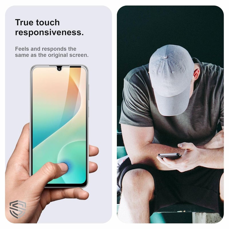 Skyddshield Military-Grade Gorilla Tempered Glass For Samsung Galaxy A16, A16, M16 and Galaxy A26 (6.7 Inch) With Installation Kit | Edge to Edge Coverage | Black - Image 4
