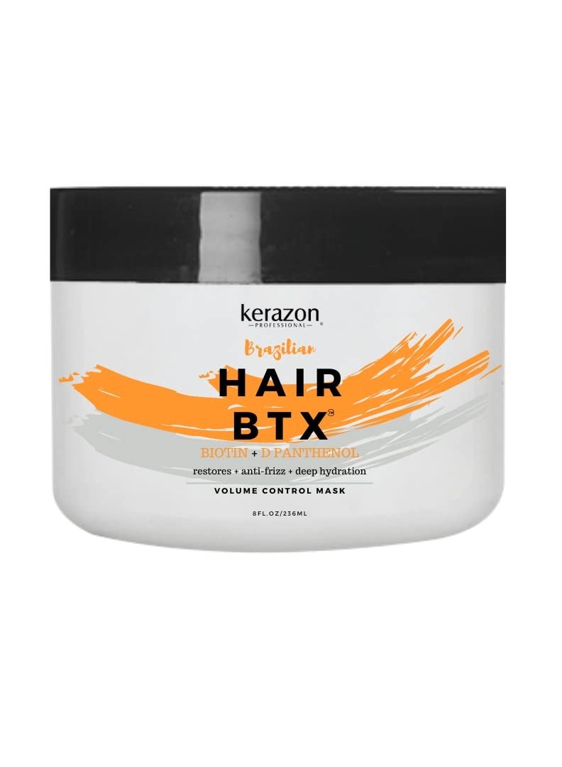 KERAZON Brazilian Hair BTX Treatment For All Hair Types + Sulfate Free and Sodium Free Shampoo & Conditioner KIT  - Image 4
