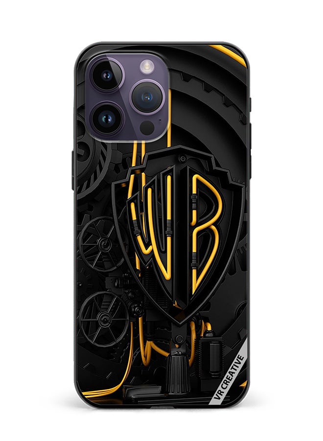 VR CREATIVE Protective Case Cover For Apple iPhone 15 Pro Warner Bros Logo Design Multicolour - Image 1