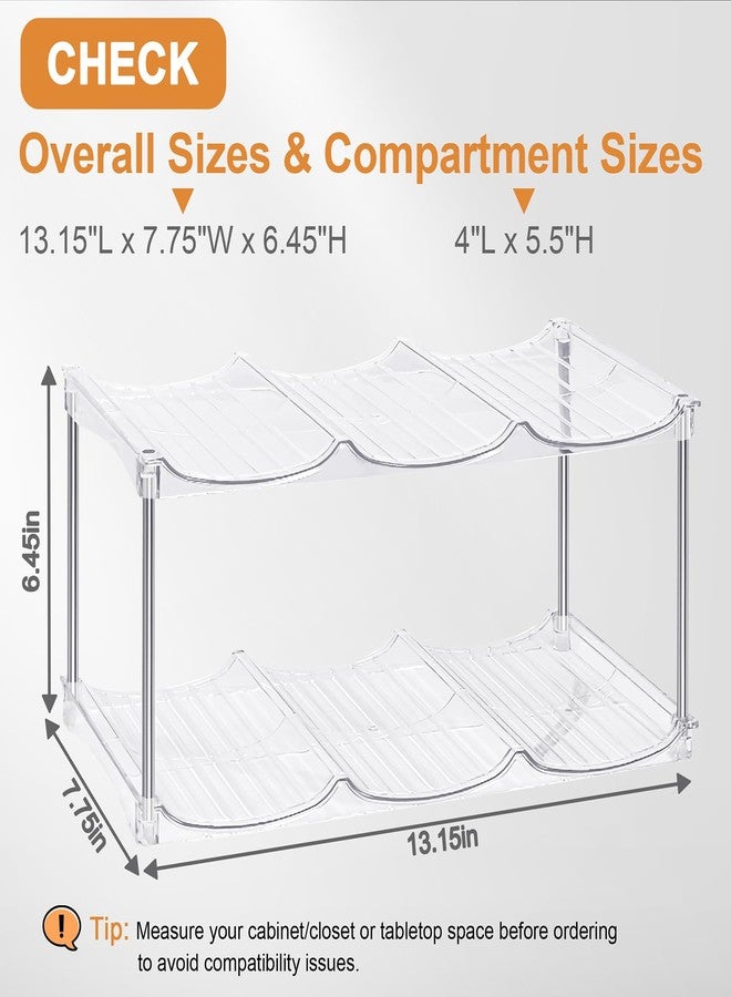 HOMECOR Water Bottle Organizer for Stanley 40 oz Tumbler - Large Stackable Water Bottle Holder for Cabinet, Pantry Kitchen Organizers and Storage for Stanley Cup Accessories, Tumbler Storage Organizer - Image 2