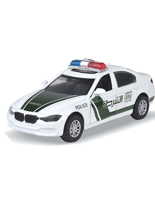 Power Joy 1/24 Scale Vroom Vroom Die Cast Police Car, Assorted 1 Piece (Style & Color May Vary) | Diecast Car | Diecast Vehicle | Display Cars | Perfect Gift for Collectors and Kids - Image 3