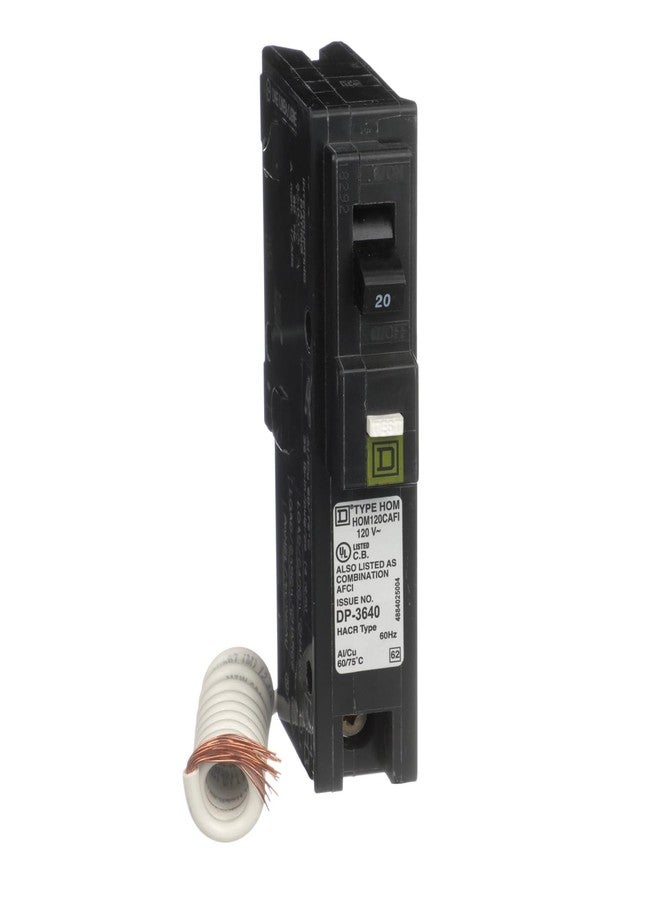 Schneider Electric Square D - HOM120CAFIC Homeline 20 Amp Single-Pole CAFCI Circuit Breaker - Image 1