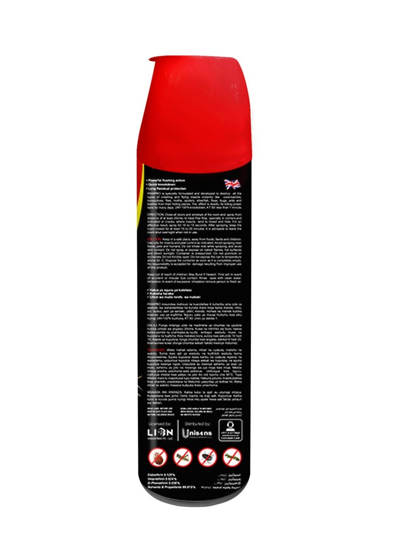 FAMIPRO  Insect Killer Black 1x400ml - Powerful Pest Control Spray for Home and Garden  - Image 2