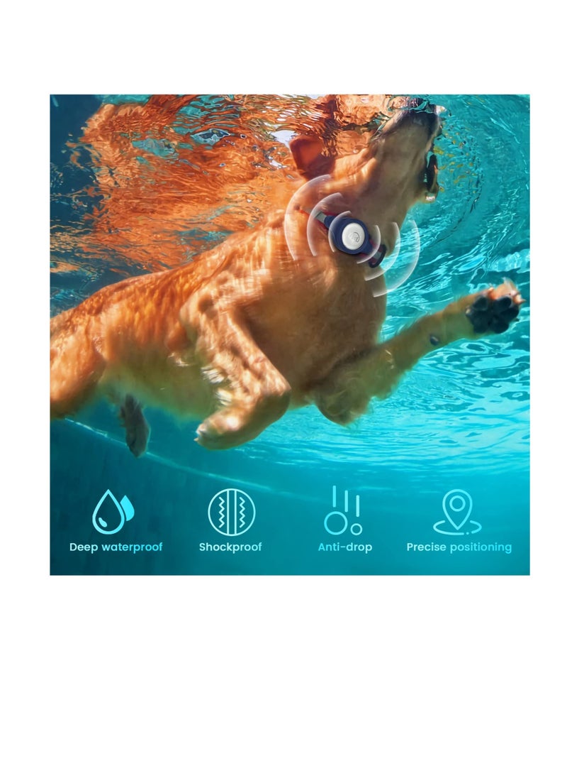 Excefore - Airtag Dog Collar Holder, Waterproof Airtag Dog Collar Holder, Compatible Apple Air Tag, Pet Collar Case Anti-Lost Air Tag Case Holder with Cat Dog Collars - Image 1