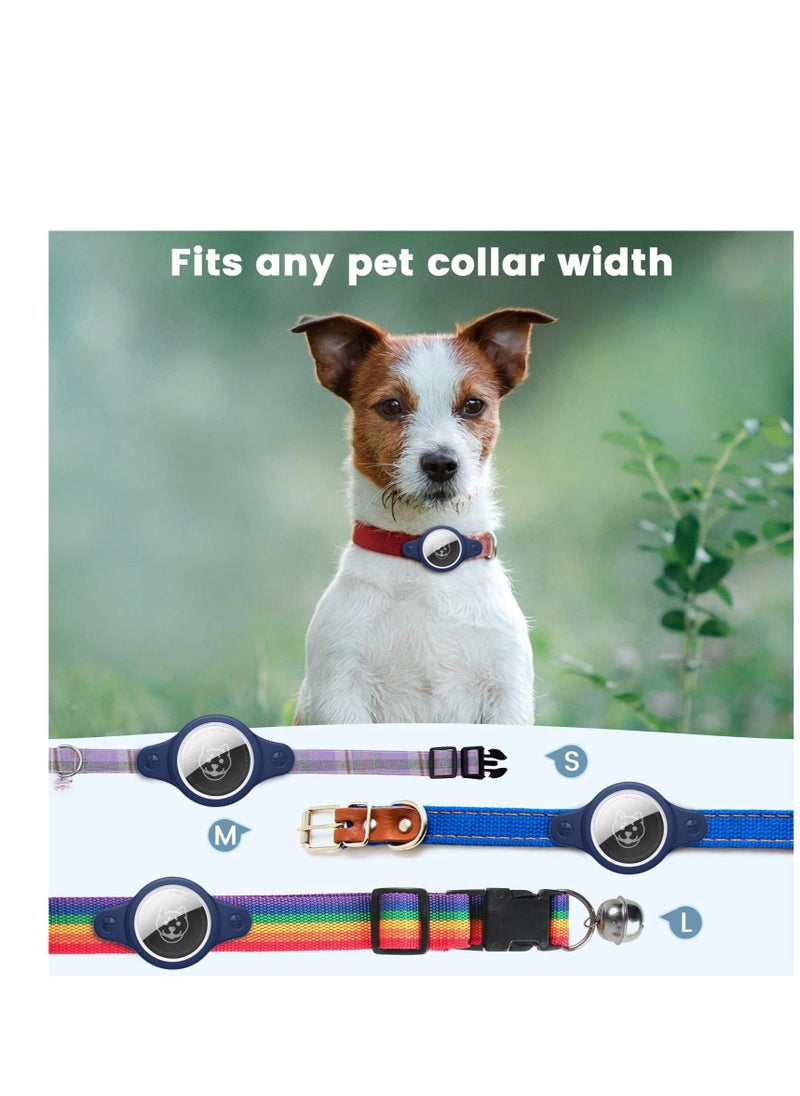 Excefore - Airtag Dog Collar Holder, Waterproof Airtag Dog Collar Holder, Compatible Apple Air Tag, Pet Collar Case Anti-Lost Air Tag Case Holder with Cat Dog Collars - Image 1