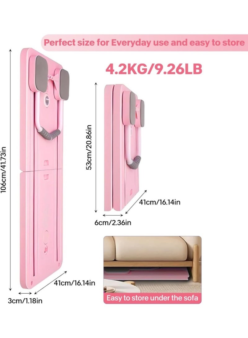 Changli Foldable Pilates Reformer Machine | 5-in-1 Ab Roller Board with LED Counter | Multifunctional Abdominal Workout |Core Workout Equipment | Compact UK Home Gym Fitness (Women & Men)​ - Image 3