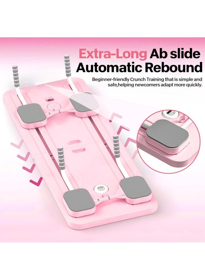 Changli Foldable Pilates Reformer Machine | 5-in-1 Ab Roller Board with LED Counter | Multifunctional Abdominal Workout |Core Workout Equipment | Compact UK Home Gym Fitness (Women & Men)​ - Image 4