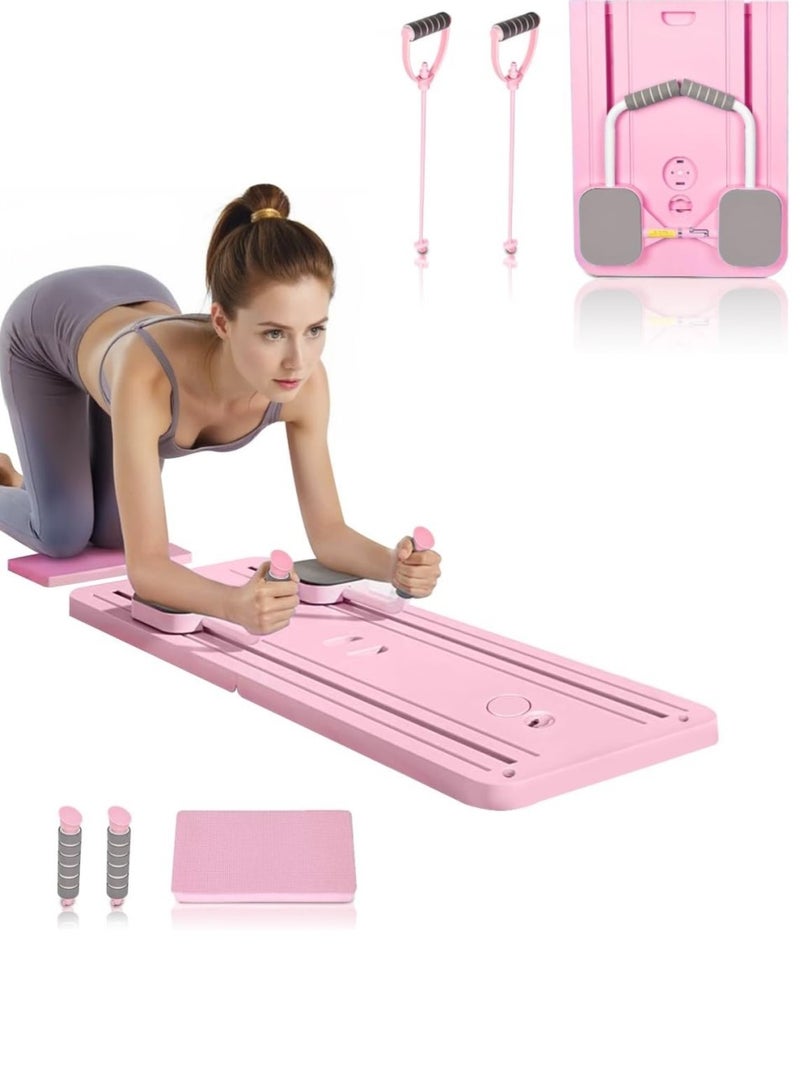 Changli Foldable Pilates Reformer Machine | 5-in-1 Ab Roller Board with LED Counter | Multifunctional Abdominal Workout |Core Workout Equipment | Compact UK Home Gym Fitness (Women & Men)​ - Image 1