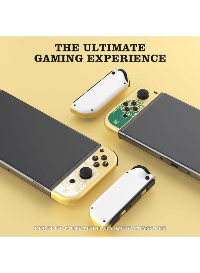 Switch Sticks Joypad for Switch Controller, Wireless Replacement Controller for Switch Joycons, Splatoon 3 and Sports, Left and Right Switch Joycon Controller Support Dual Vibration/Wake-up/Screenshot - Image 2
