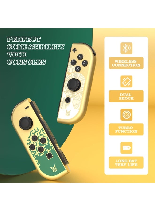 Switch Sticks Joypad for Switch Controller, Wireless Replacement Controller for Switch Joycons, Splatoon 3 and Sports, Left and Right Switch Joycon Controller Support Dual Vibration/Wake-up/Screenshot - Image 3