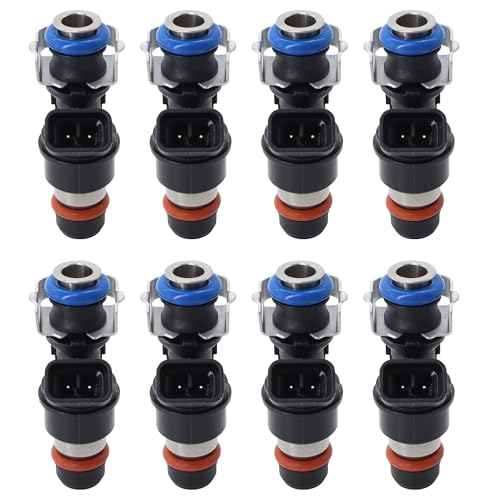 HiSport Fuel Injectors Replacement for Chevy Tahoe Express Suburban SilveradoCompatible with GMC Yukon XL Sierra 1500 2500 3500Cadi Escalade V8 48L 53L 60L 20002006 17113553 8PCS - Image 1