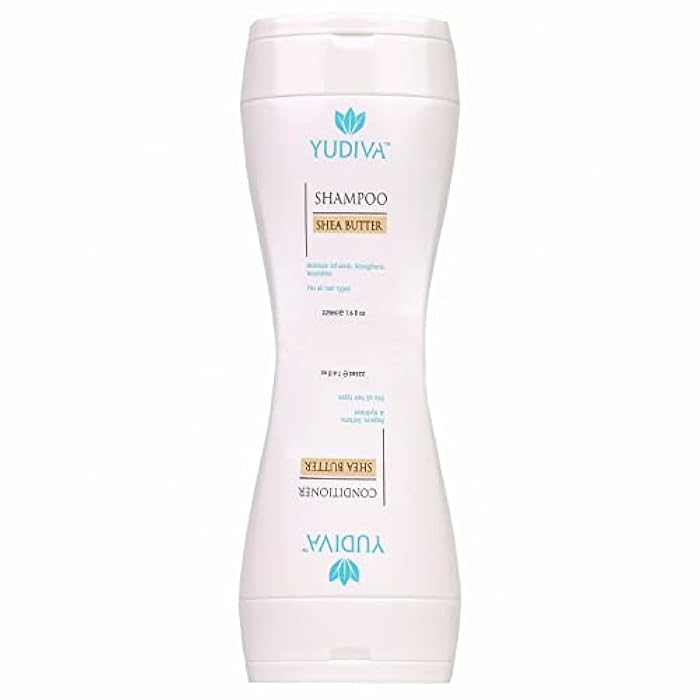 YUDIVA 2 Products in 1 Bottle, Shea Butter Shampoo & Conditioner Set, with travel bag, fits all hair types, 15.2 Fl oz - Image 3