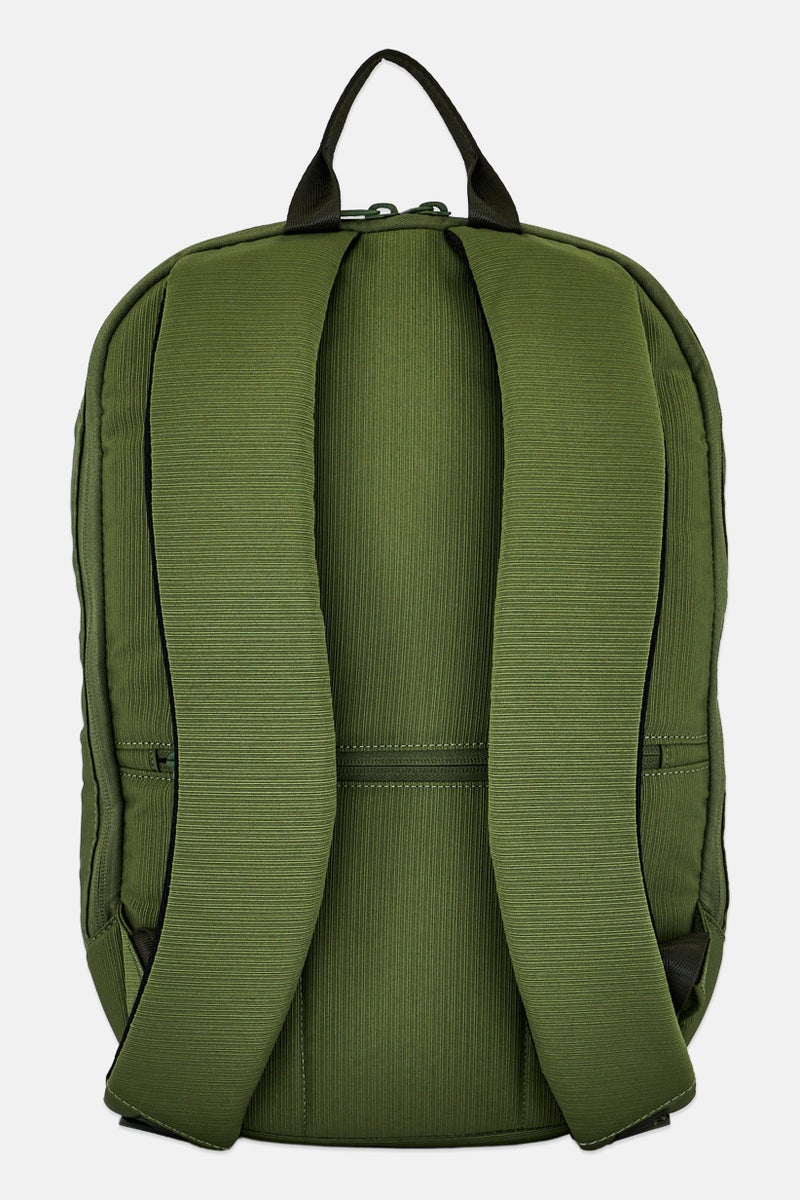 Algspar Men Brand Logo Backpack, Olive - Image 2