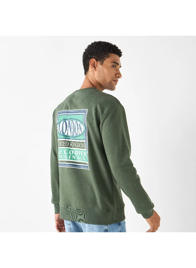 Lee Cooper Lee Cooper Printed Sweatshirt with Crew Neck