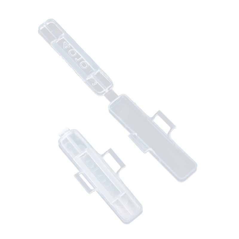 100 قطعة 3x1 سم صندوق علامات الكابلات غطاء مخبأ الأسلاك حامل ملصقات علاقة قفل حزام - Image 2