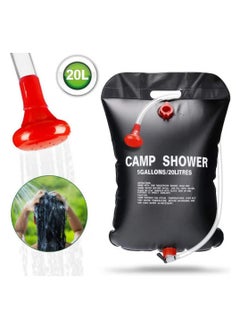 Solar Shower Bag 5 Gallons/20L Portable Camping Shower Bag for Outdoor Camping Traveling Hiking Beach Swimming - pzsku/Z5E9CDCFBF882D0622FB7Z/45/_/1705490580/57ca82e5-3ed2-4790-b81d-c88a818d0a4f