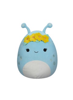 Squishmallows 12 inch Medium Plush Neelu Pastel Blue Alien with Flower Crown Officially Licensed Kellytoy Plush Toy Colorful Soft Gift for Kids Girls & Boys Washable Squishy Stuff Toy Multicolor All Age  - Image 1