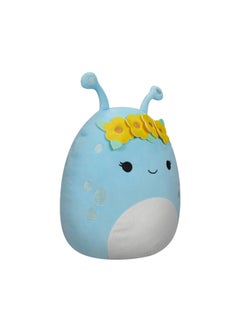 Squishmallows 12 inch Medium Plush Neelu Pastel Blue Alien with Flower Crown Officially Licensed Kellytoy Plush Toy Colorful Soft Gift for Kids Girls & Boys Washable Squishy Stuff Toy Multicolor All Age  - Image 2