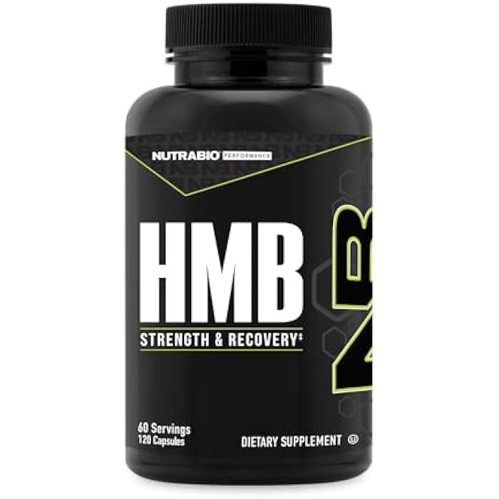 NutraBio HMB Supplement, Amino Acid, 1000mg, 120 Capsules - Image 1