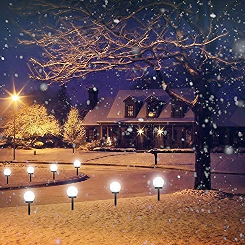 Weldecor Weldeocor Unbreakable PVC Milky White Doom Shape Outdoor Waterproof RustResistant Set Of 12 Globe Light For Home Office Resort Hotel Garden Banquet Main Gate Boundary - Image 5