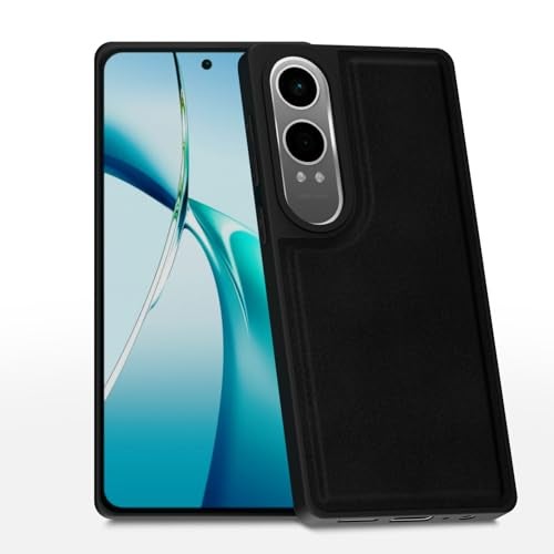 Pikkme Back Cover for OnePlus Nord CE 4 Lite 5G | PU Leather, Full Camera Protection, Super Soft-Touch & Raised Edges Bumper Case (Black) - Image 1