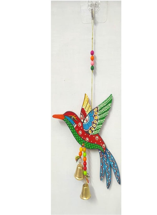 NOKHWAL Hanging Birds Handmade Hand Painted Main Door Garden Balcony Decorative Wall Hanging Birds for Decoration Hanging Decorative Items for Holl Room Wall Décor Decorative for Home - Image 3